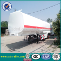 CIMC 45000L tri-axle fuel tanker truck trailer ,stainless steel boat trailer